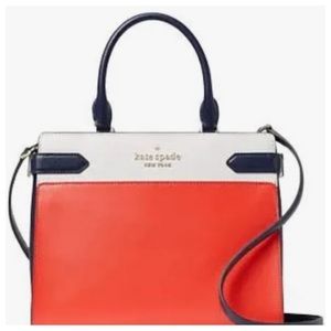 Kate Spade Staci Color-block Red, White, & Blue Crossbody Bag NWOT